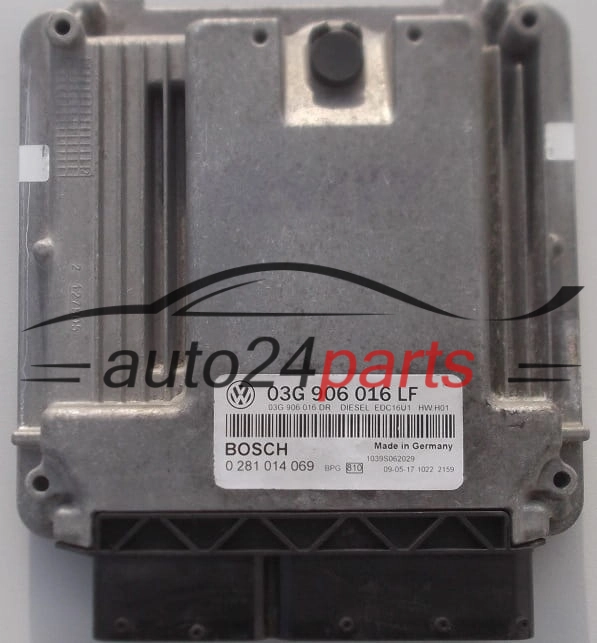 Μονάδα Ελέγχου Κινητήρα VOLKSWAGEN CADDY BOSCH 0 281 014 069, 03G 906 016 LF