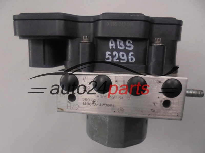ABS Pumpe und steuergerat MERCEDES BENZ A009 431 64 12, A0094316412, 0265956006, A0094316112, 0265242506