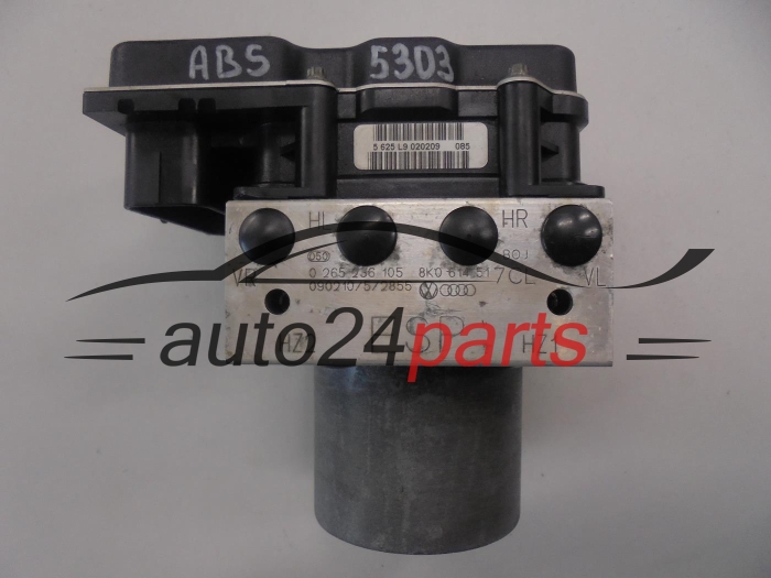 Bomba ABS y centralita AUDI BOSCH 0 265 236 105, 0265236105, 8K0614517CL, 8K0907379AH, 0265950964