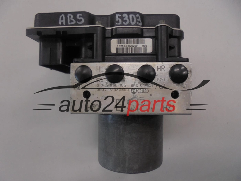 ABS Pumpe und steuergerat AUDI BOSCH 0 265 236 105, 0265236105, 8K0614517CL, 8K0907379AH, 0265950964
