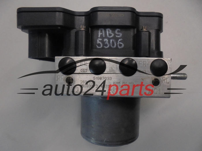 ABS POMPA I STEROWNIK FIAT DUCATO BOXER JUMPER 51987033, 0265260989, 0265956214