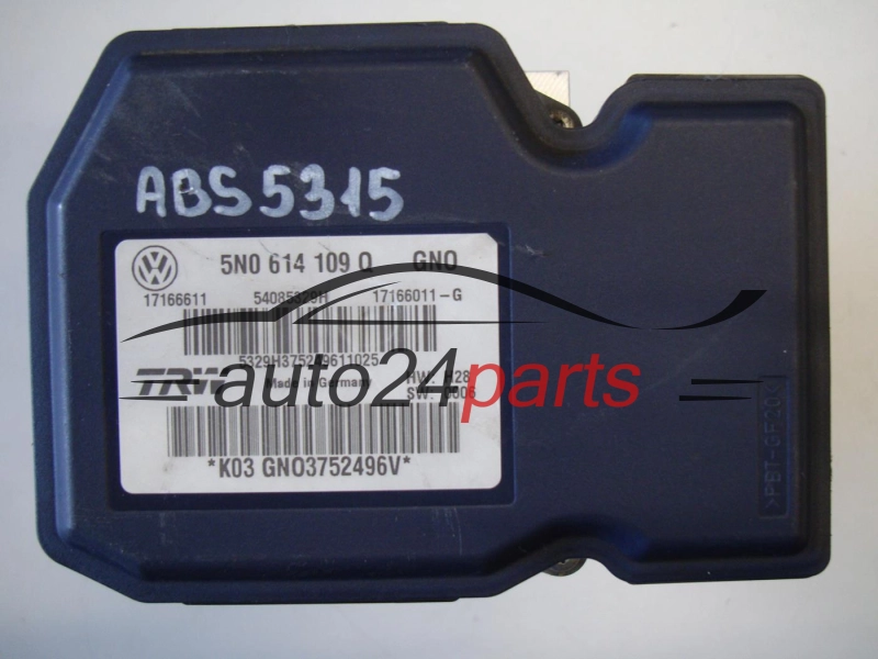 ABS POMPA I STEROWNIK VOLKSWAGEN TIGUAN TRW 5N0 614 109 Q, 5N0614109Q