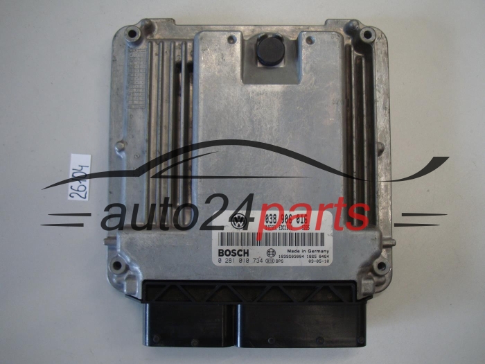 Μονάδα Ελέγχου Κινητήρα VOLKSWAGEN BOSCH 0281010734 038906016