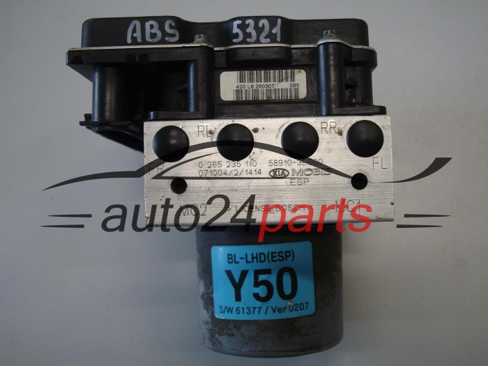 KIA BOSCH 0 265 235 110, 0265235110, 58910-3E500, 589103E500, 0265950564