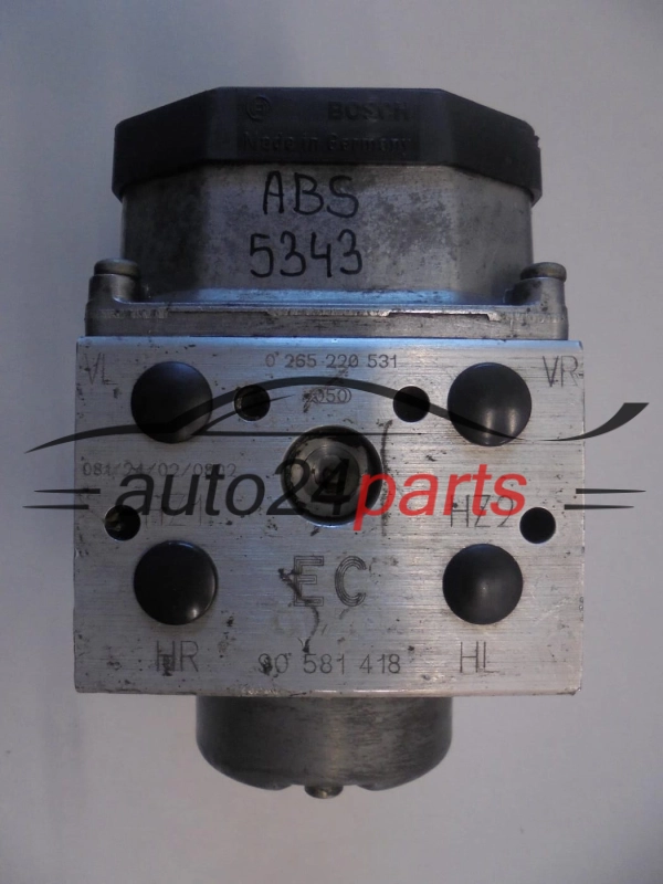 Pompa ABS i sterownik Opel Astra Zafira 90581418 0265220531
