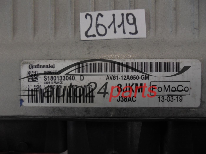 KOMPUTER STEROWNIK SILNIKA FORD AV61-12A650-GM, AV6112A650GM, S180133040D, SID807EVO