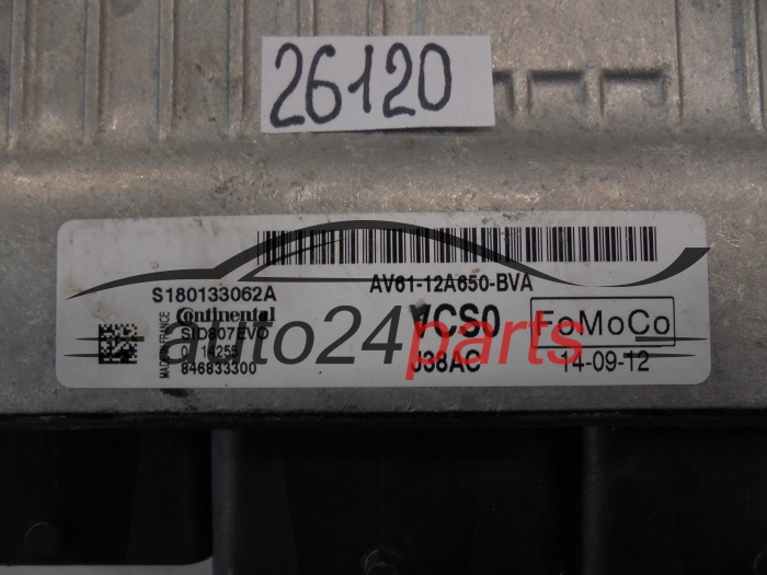 KOMPUTER STEROWNIK SILNIKA FORD AV61-12A650-BVA, AV6112A650BVA, S180133062A, SID807EVO