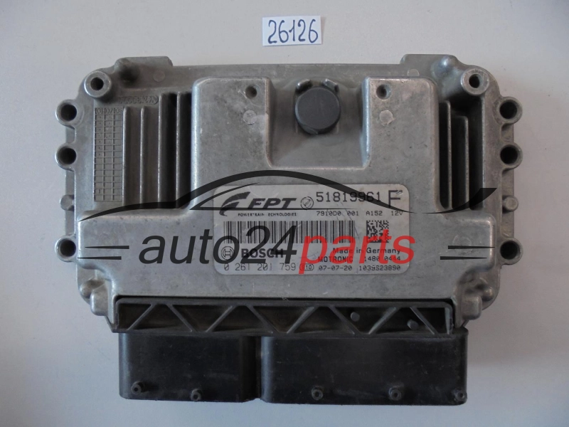 Centralina do motor Alfa Romeo / Fiat 0261201759 51819961F
