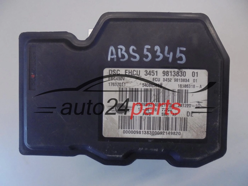 MINI COOPER 3451 9813830 01, 34519813830, 3451981383001