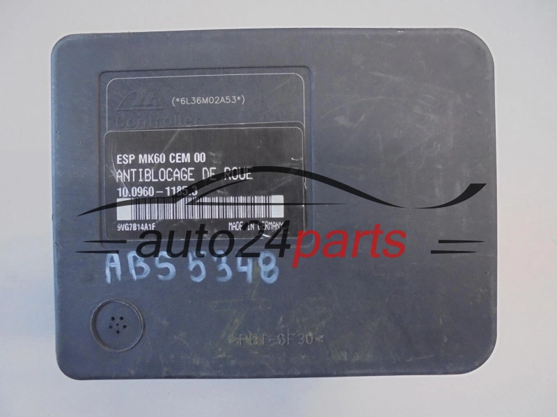 CITROEN PEUGEOT 9662295780, 10.0960-1185.3, 10096011853