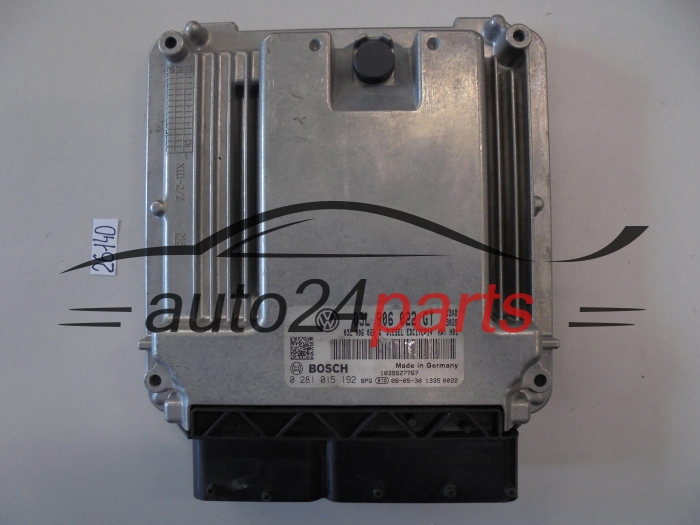 Centralina do motore VOLKSWAGEN BOSCH 0281015192 03L906022GT EDC17CP14