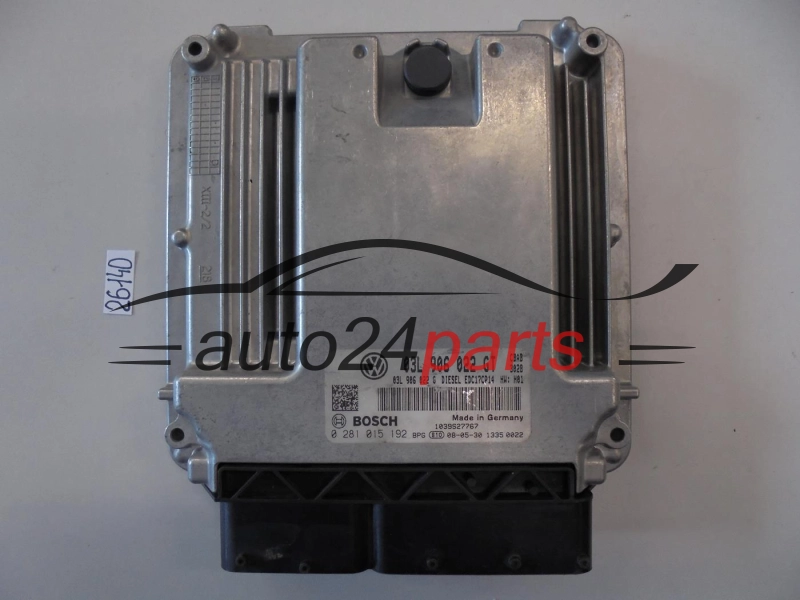 Centralina do motore VOLKSWAGEN BOSCH 0281015192 03L906022GT EDC17CP14