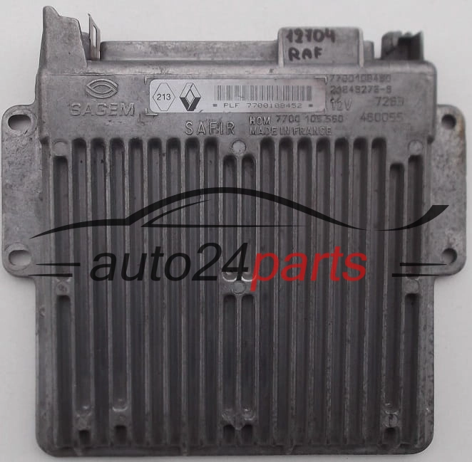Centralina do motore RENAULT TWINGO Sagem 21649276-9, 7700108452, 7700108490