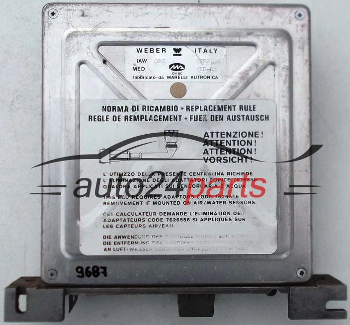 KOMPUTER STEROWNIK SILNIKA FIAT CROMA 2.0, IAW 026, IAW026, WF26.03/HHO-LR, MED 502L, MED502L, 64834088