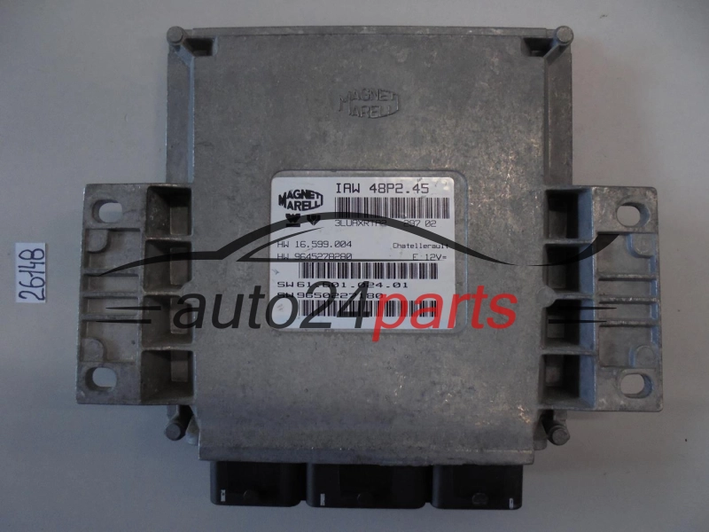 ECU ENGINE CONTROLLER CITROEN FIAT IAW48P2.45, IAW48P245, 9650227180
