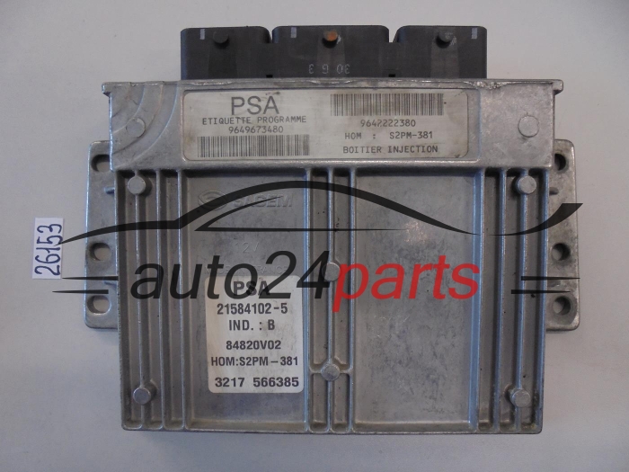 Sterownik silnika Citroen C2 C3 215841025 9649673480