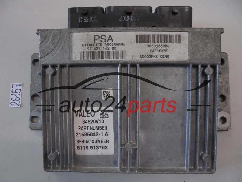 KOMPUTER STEROWNIK SILNIKA CITROEN PEUGEOT 21585842-1, 215858421, 9662714880, 9660388980