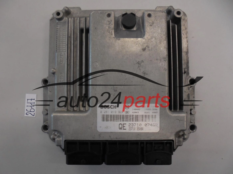 RENAULT KOLEOS BOSCH 0 281 019 924, 0281019924, 237100746R