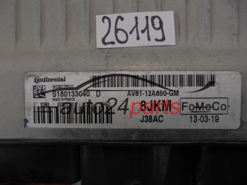 FORD AV61-12A650-GM, AV6112A650GM, S180133040D, SID807EVO