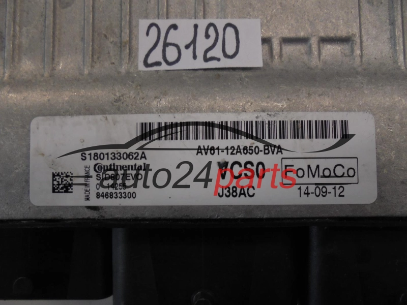 FORD AV61-12A650-BVA, AV6112A650BVA, S180133062A, SID807EVO
