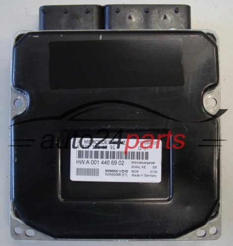 ECU ENGINE CONTROLLER MERCEDES SIEMENS VDO 5WK90588 (1), A 271 153 60 91, A2711536091, A 001 446 69 02, A0014466902