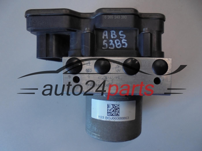 ABS Pump AUDI 0265243292, 4G0614517AJ, 4G0907379Q, 0265956226