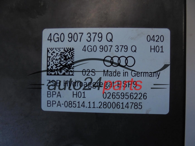 Αντλία αβς AUDI 0265243292, 4G0614517AJ, 4G0907379Q, 0265956226