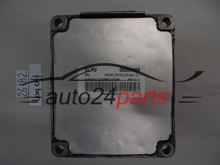 Sterownik silnika Opel Astra Corsa Zafira 1.4 Z14XE 1.6 Z16XE Z16SE 09364499DLYU HSFI21 – zdjęcie 2