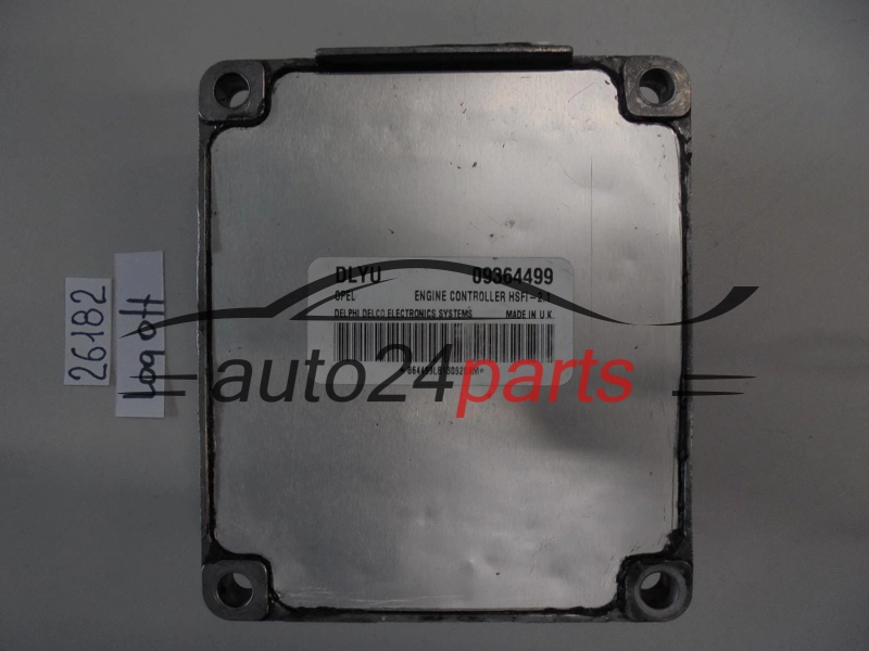 Sterownik silnika Opel Astra Corsa Zafira 1.4 Z14XE 1.6 Z16XE Z16SE 09364499DLYU HSFI21 – zdjęcie 2