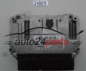 CENTRALINA MOTORE VW VOLKSWAGEN JETTA 2.5L BOSCH 0 261 S05 704, 0261S05704, 07K 906 055 J, 07K906055J, ME17.5.6