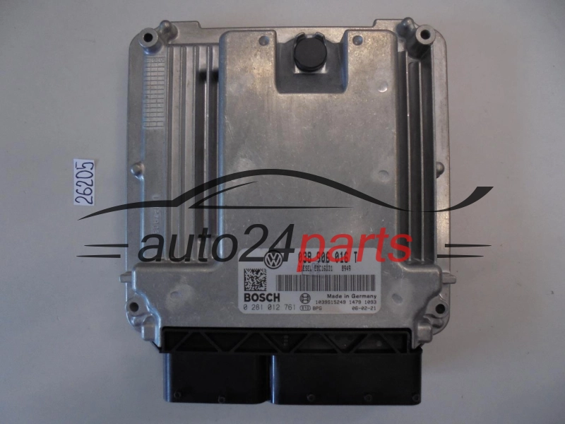 KOMPUTER STEROWNIK SILNIKA VW VOLKSWAGEN T5 1.9 TDI 038906016T, 038 906 016 T, BOSCH 0 281 012 761, 0281012761, DIESEL EDC16U31