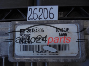 KOMPUTER STEROWNIK SILNIKA CHEVROLET CAPTIVA OPEL ANTARA 25184306, 595172891, 96951477, DCM3.7AP
