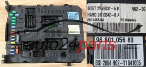 COMFORT CONTROL MODULE BSI PEUGEOT CITROEN C4 9660105680, 21676031-5B, 28113342-6A  281148344A  F01099449