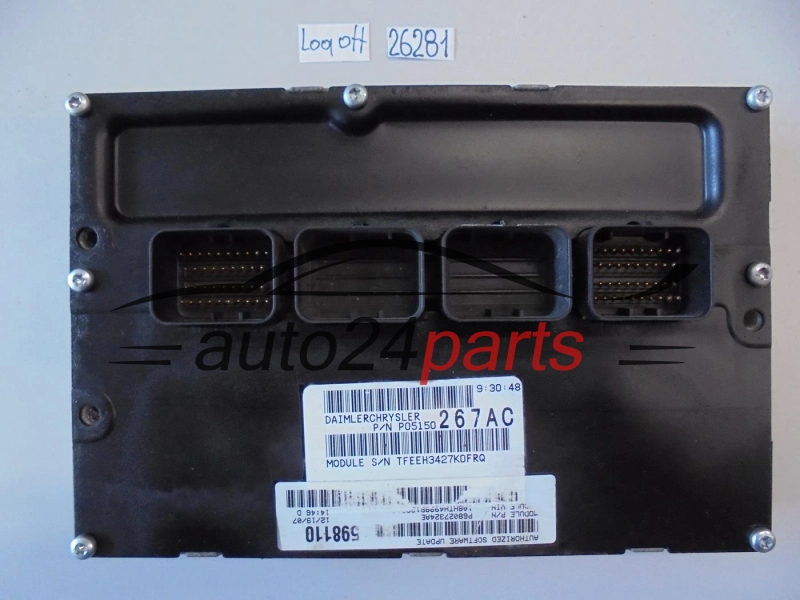 Centralina motore CHRYSLER VOYAGER 2.8 CRD P05150267AC