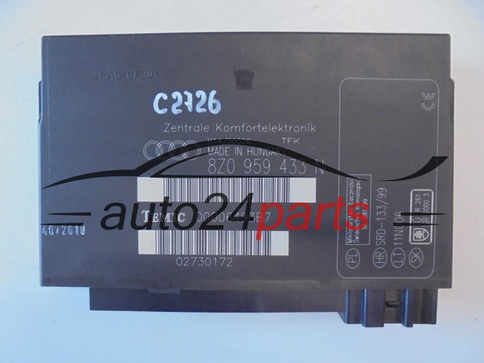 Moduł komfortu Audi 8Z0959433N