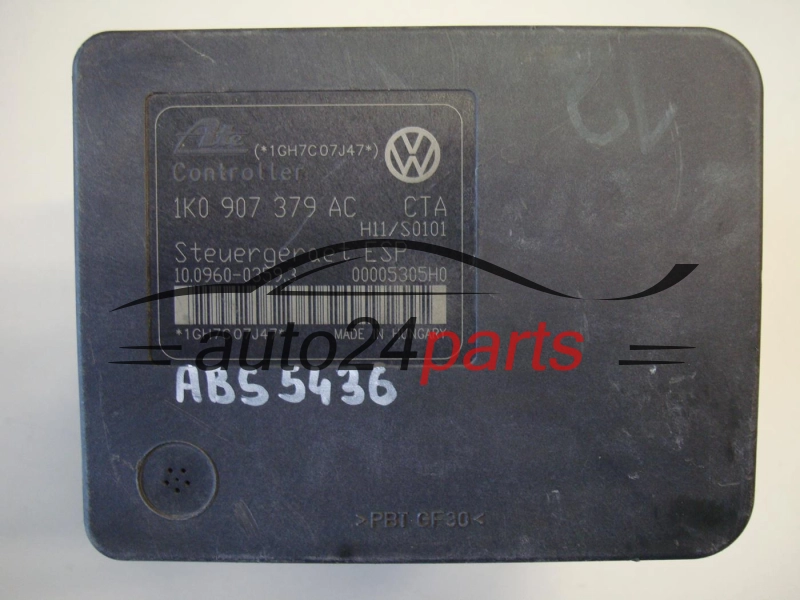 Pompe ABS et calculateur VOLKSWAGEN AUDI GOLF SKODA 1K0614518 / 10039933384 / 1K0907379AC / 10096003593