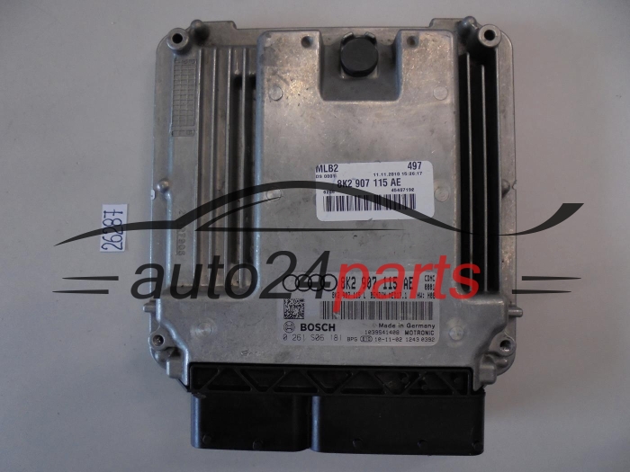 Calculateur moteur Audi 0261S06181 8K2907115AE