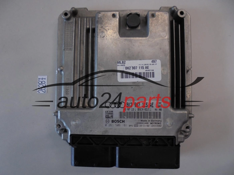 Μονάδα Ελέγχου Κινητήρα Audi 0261S06181 8K2907115AE