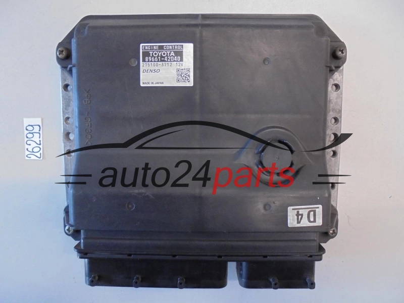ECU Engine Controller TOYOTA RAV4 2.0 D4 8966142D40 2751003712 2751003714