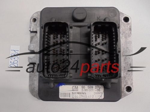 KOMPUTER STEROWNIK SILNIKA OPEL VECTRA B 1.8 GM 90 569 370, 90569370, SIEMENS 5WK9 1706, 5WK91706