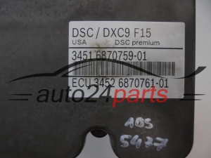 Pompe ABS et calculateur BMW X5 3451- 6874801-01 34516874801-01 3451687480101 0265254430 6870761 0265956331