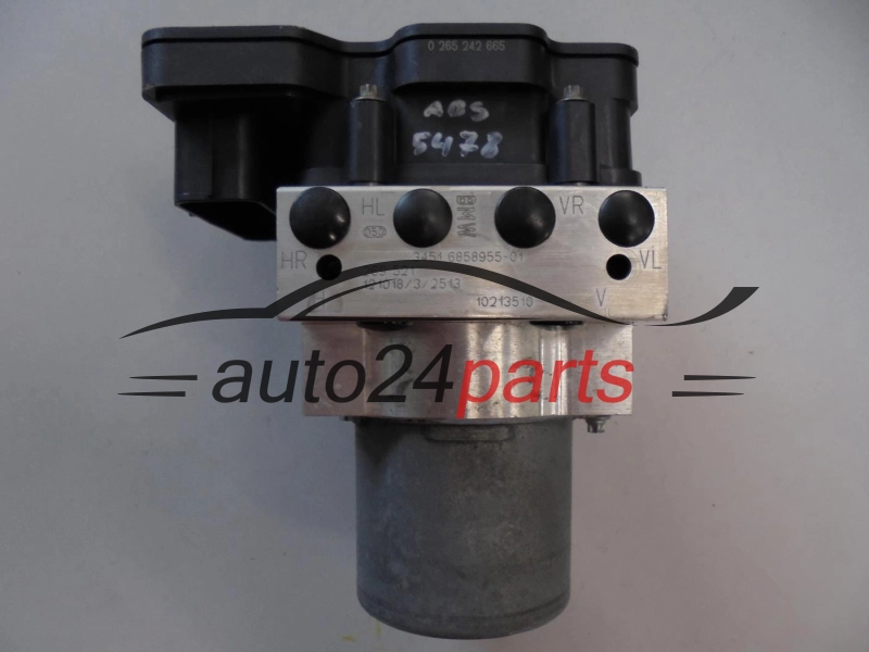 Bomba ABS y centralita BMW 3451 6858955-01 34516858955-01 3451685895501 0265242665 0265956044