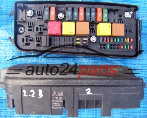 FUSE RELAY BOX ELECTRICAL COMFORT CONTROL MODULE BODY OPEL VECTRA C SIGNUM GM 13 112 920 AM, 13112920 AM, 519 037 014, 519037014