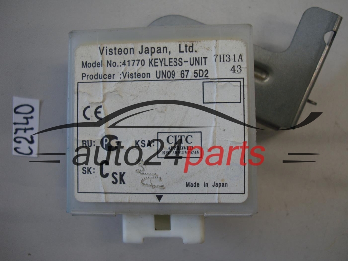 CENTRALKA MODUL FORD RANGER VISTEON UN09675DR 41770