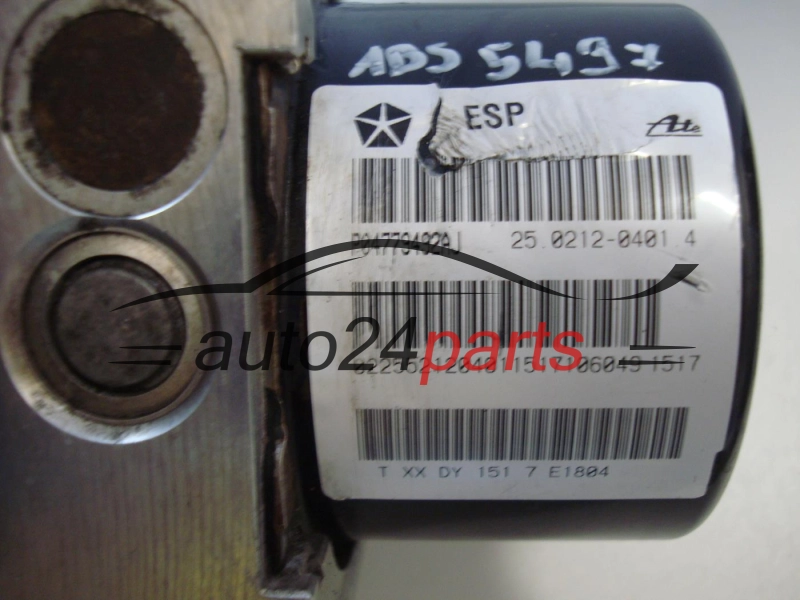 CHRYSLER DODGE P04779492AJ 25.0928-4315.3 25092843153