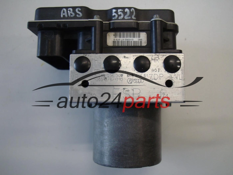 ABS Pump AUDI A4 BOSCH 0 265 236 300, 0265236300, 8K0614517DP, 0265951469, 8K0907379BB