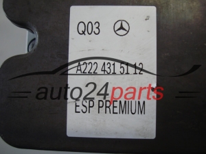 ABS Pumpe und steuergerat MERCEDES BENZ 0265243549 A2224315112 0265956109