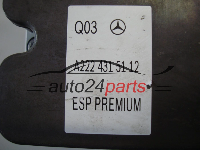 ABS Pumpe und steuergerat MERCEDES BENZ 0265243549 A2224315112 0265956109
