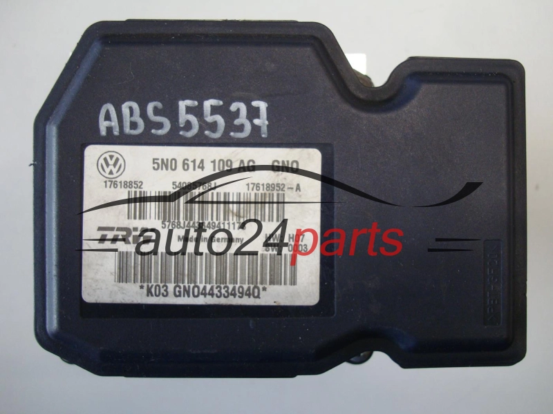 POMPA ABS I STEROWNIK VOLKSWAGEN 5N0 614 109 AG 5N0614109AG