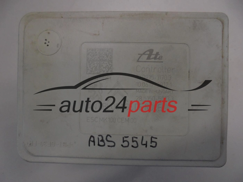 ABS POMPA I STEROWNIK CITROEN PEUGEOT 9678416280, ATE 10.0220-0067.4, 10022000674, 10.0915-1170.3, 10091511703, 28.5150-5013.3, 28515050133